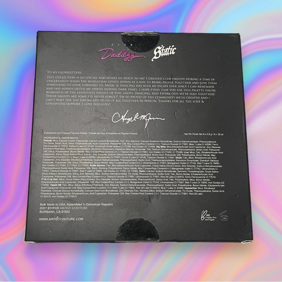 Club Daddy Pressed Pigment & Eyeshadow Palette  From Artist Couture - Picture 4 of 9